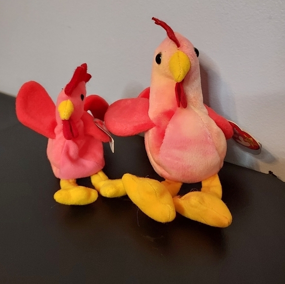 TY Original Beanie Baby Strut And Teenie Beanie Baby Strut 1993 - Picture 2 of 6